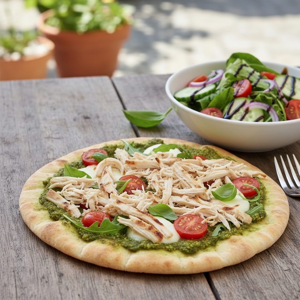 Chicken Pesto Pizza