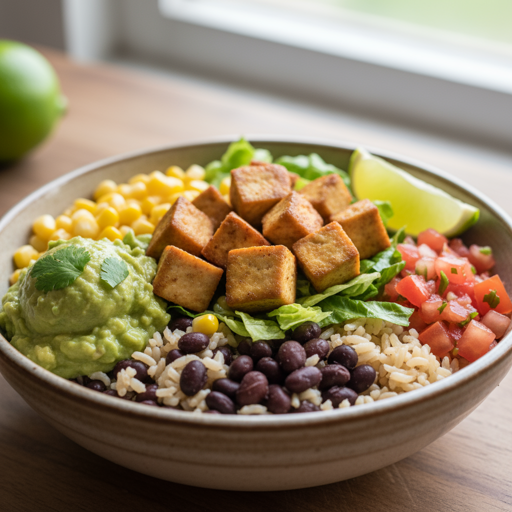 Tofu Burrito Bowl